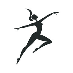 Fototapeta premium Dancer spinning gracefully with extended arms