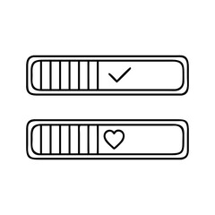 health bar icon, health bar line art - simple line art of health bar, perfect for health bar logos and icons