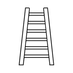 ladder icon, ladder line art - simple line art of ladder, perfect for ladder logos and icons