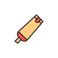 Colorful Marker Icon Representing Stationery Tools for Creative Expression in Artistic and Educational Environments