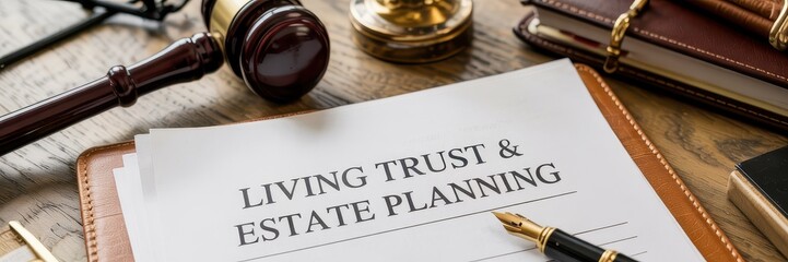 Legal documents for living trust and estate planning