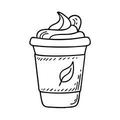 mocha cup icon, mocha cup line art - simple line art of mocha cup, perfect for mocha cup logos and icons
