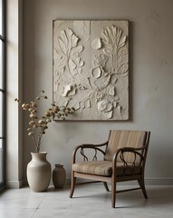 vintage interior with a chair