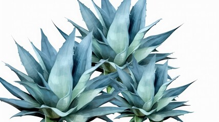 Obraz premium Agave plants on transparent background..jpeg