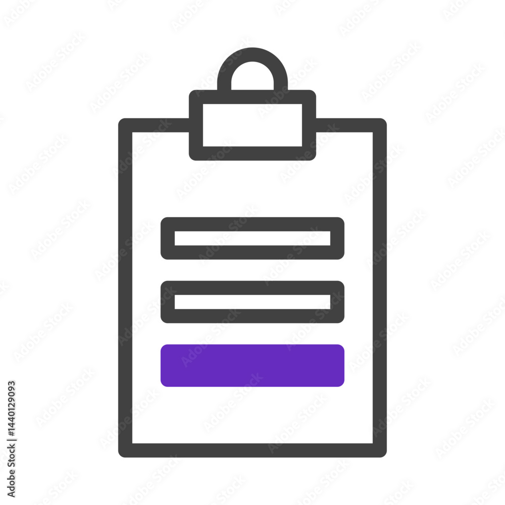 Poster graphic representation of clipboard with text, emphasizing digital checklist