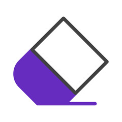 Abstract graphic representation of a visual deletion or removal concept