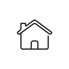 Home Icon Vector Isolated on White Background