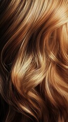 Naklejka premium hair oil, realistic, healthy hair and close up foto