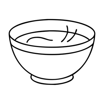 recommend clip art: soup bowl icon, soup bowl line art - simple line art of soup bowl, perfect for soup bowl logos and icons