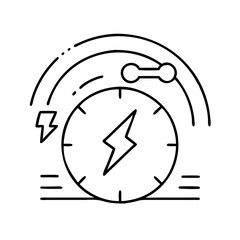 speed boost icon, speed boost line art - simple line art of speed boost, perfect for speed boost logos and icons