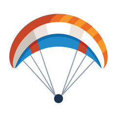 Obraz premium Paraglider set icon isolated on white background