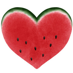 red heart watermelon 
