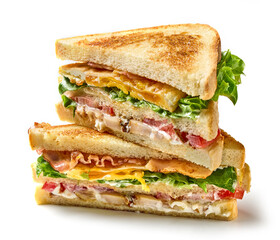 club sandwich stack