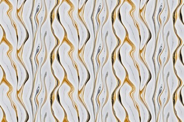 Seamless Abstract Gold Marble
