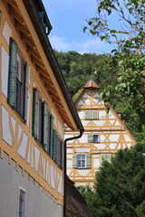 Blick in die Altstadt von Blaubeuren in Baden-Württemberg