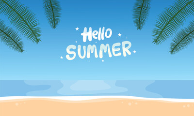 Hello Summer Inviting the Warm Days of Adventure and Fun