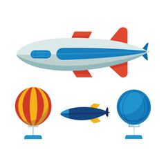 Fototapeta premium Zipliner set icon isolated on white background