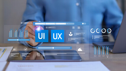 UX Developers and UI Designers who use web design to develop app interface layout designs, creative digital development…