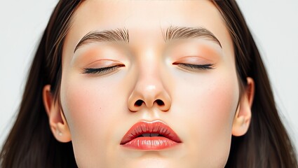Abstract Facial Lines, Modern Product Photography Backgrounds,  Geometric Shapes for Display