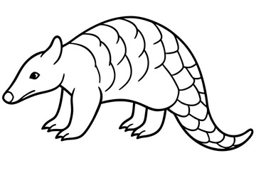 Graceful Pangolin Art