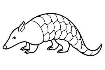 Graceful Pangolin Art