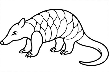 Graceful Pangolin Art