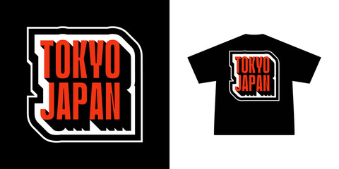 Tokyo Japan T shirt Streetwear Graphic Design