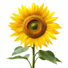 Fototapeta premium sunflower isolated on white