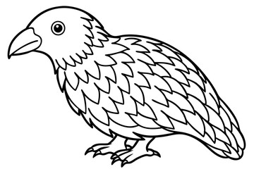 Kestrel Minimalist Line Art