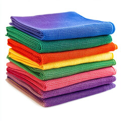 pile of colorful towels