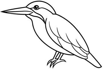 Fototapeta premium Kingfisher Elegance