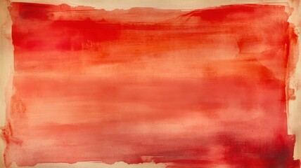 Obraz premium Warm watercolor background in red hues with a worn effect ideal for creative projects
