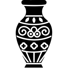 Creative details decorative Vase icon Vector Illustration