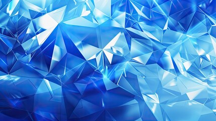 Geometric blue ice texture background,Blue abstract geometric background with triangle shapes,abstract blue background polygonal texture