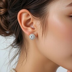 Theme : Jewelry - Earrings, AI Generated