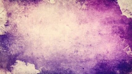 Vintage purple watercolor paper texture with faded tones for creative projects