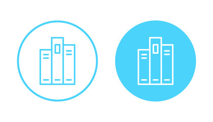 Library icon vector. education sign and symbol