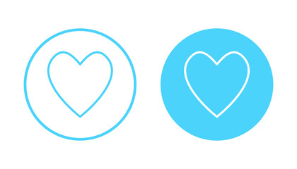 Love icon vector. Heart sign and symbol. Like icon vector.