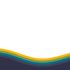 Retro Shape Wave Color