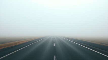 Ground perspective of a road disappearing around a bend