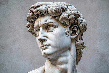 Naklejka premium of classical sculpture showcasing beauty of form and material.