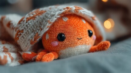 Snuggled toy
