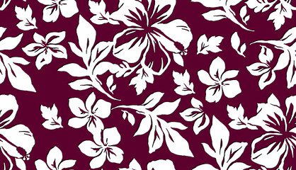 Flower seamless pattern floral design
