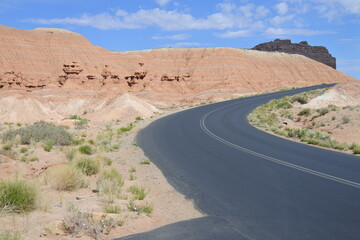Straße im Goblin Valley State Park