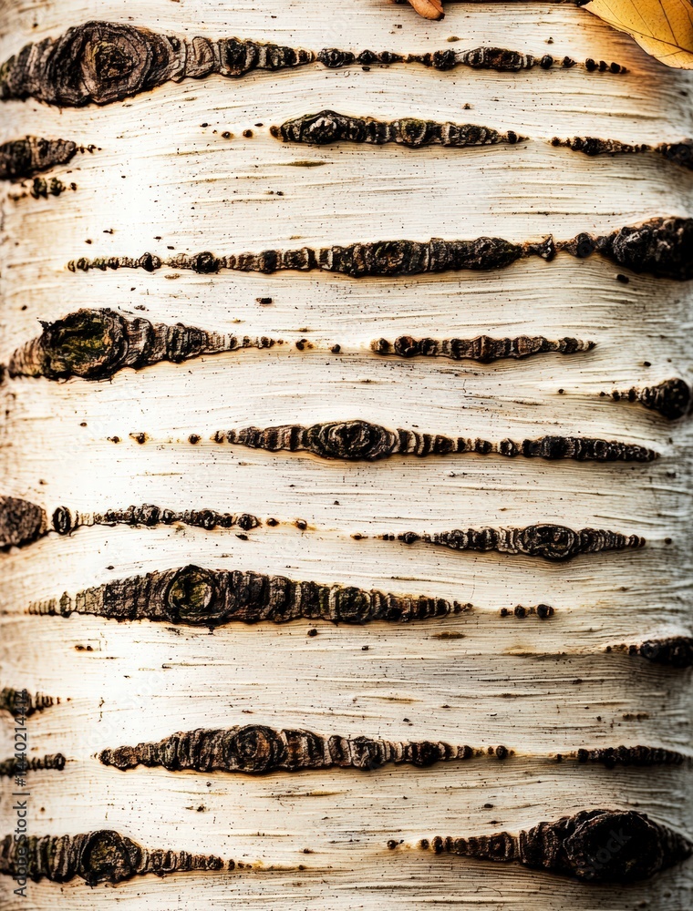 Aufkleber a tree trunk displaying its unique bark texture surrounded by nature in a lush green environment