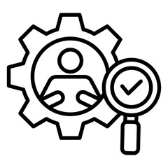 Recruitment Outline Icon