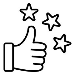 Appreciation Outline Icon