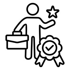 Professional Outline Icon