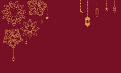 Ramadan Kareem Vector Background Template