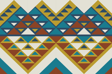 This beautifully crafted pattern draws on triangular shapes, blending geometric precision with a modern touch. A striking design that honors Native traditions while offering a fresh, contemporary aest